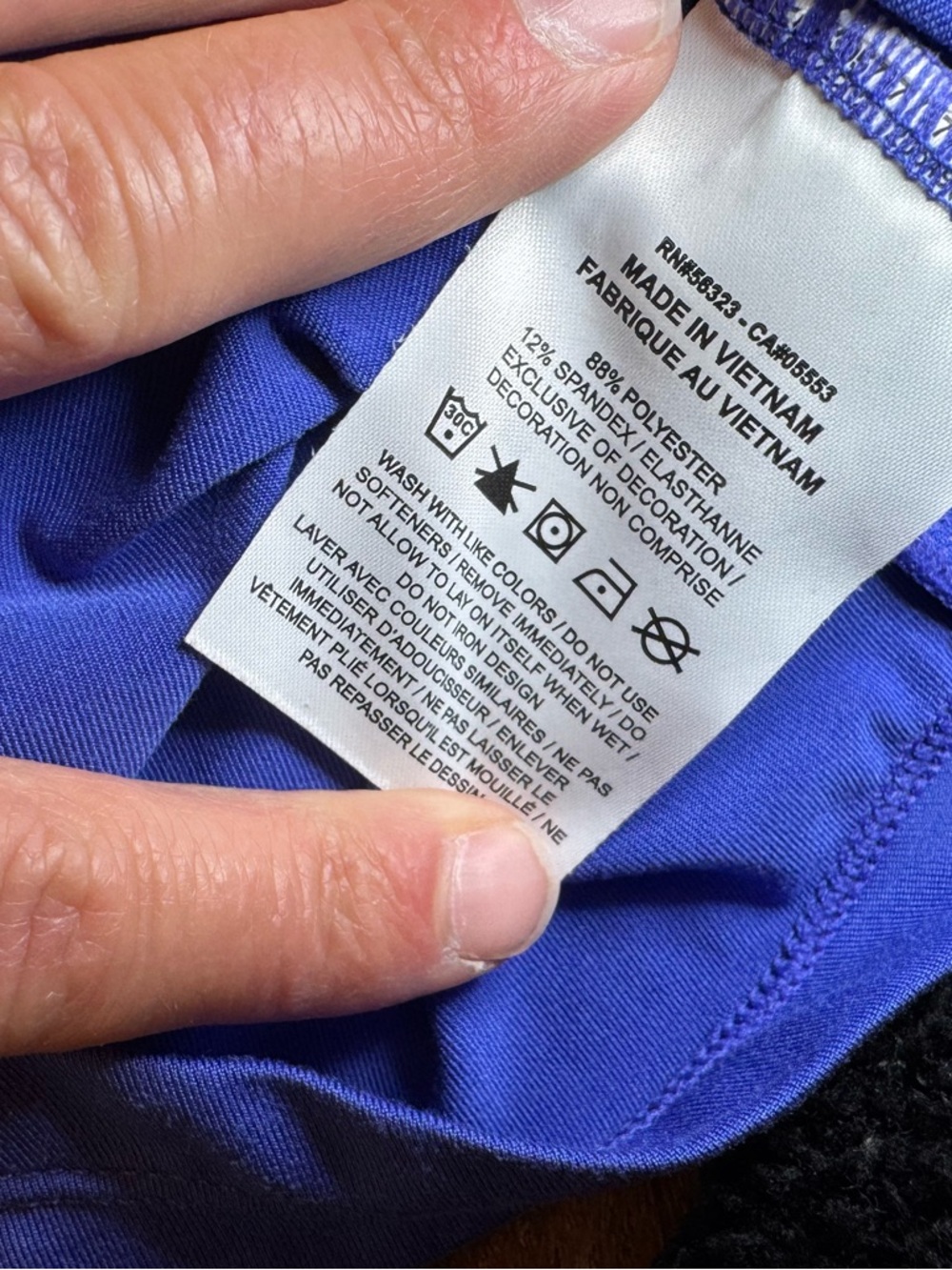 Nike Women's Royal Blue Double-Strap Athletic Tank - Picture 3 of 5